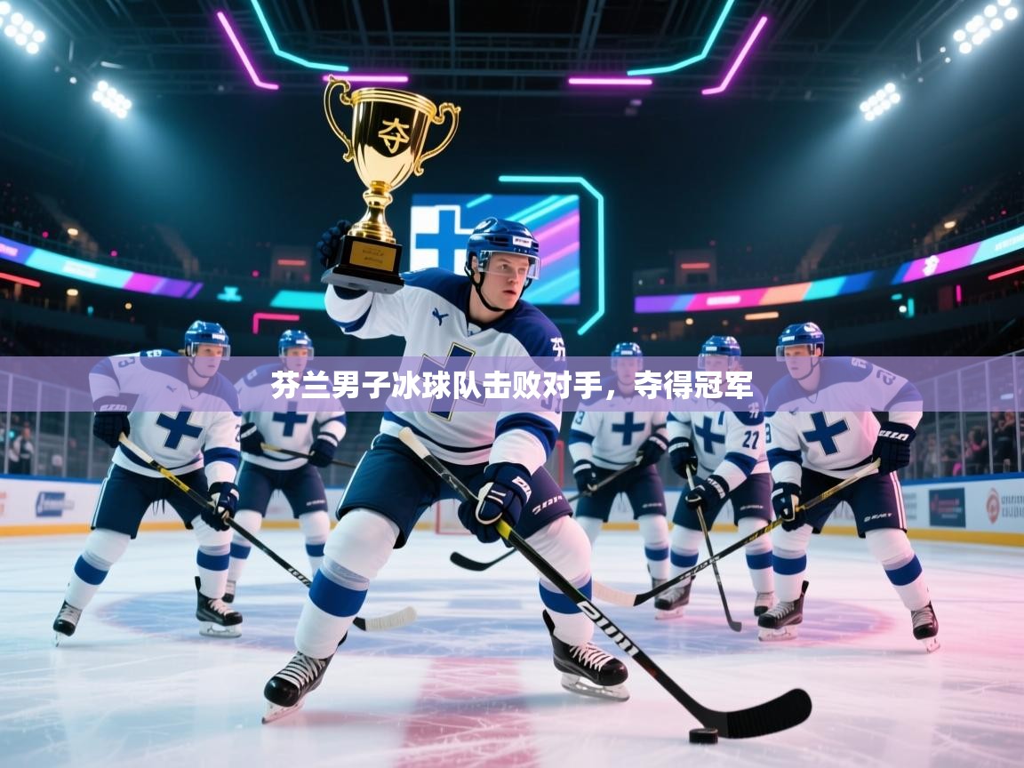 芬兰男子冰球队击败对手，夺得冠军  第2张
